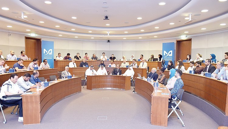 Participants during the discussion on the theme of the forum (from the source)