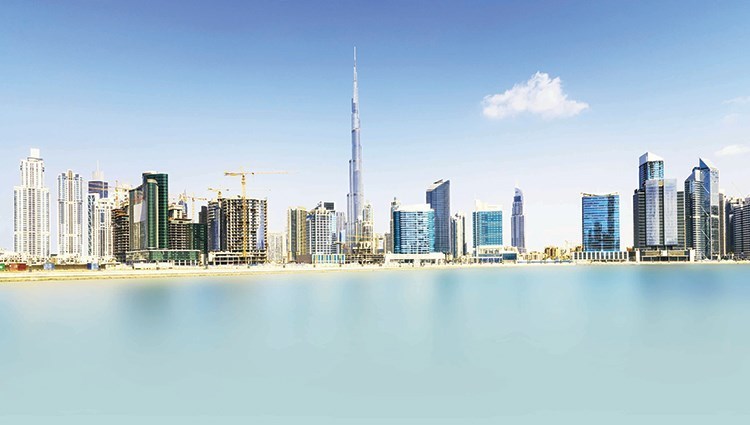 A part of the city of Dubai (Union)